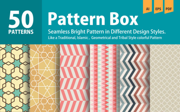 50 Patterns Collection Pattern Box – A Versatile Toolkit for Creative Projects