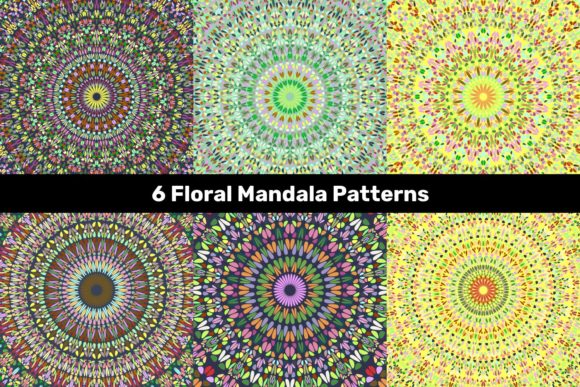 6 Floral Mandala Patterns: A Strategic Resource for Design and Branding