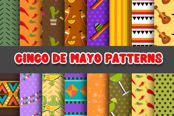 Cinco De Mayo Digital Paper Patterns: A Creative Resource for Festive Projects