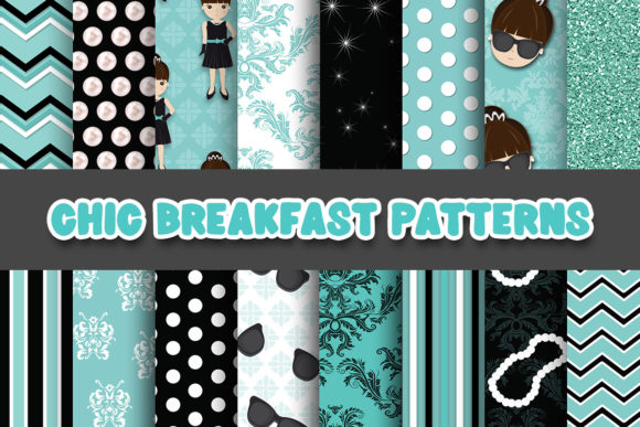 Elevate Your Creative Projects with Chic Breakfast Digital Patterns