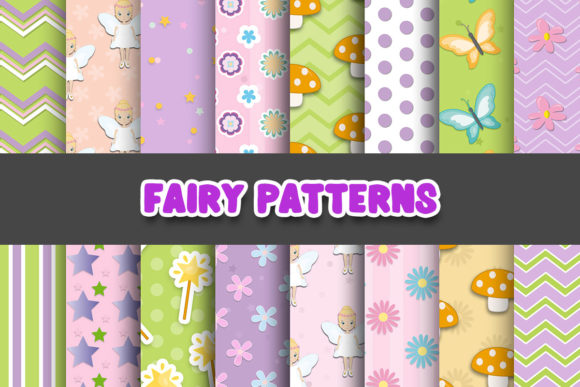 Fairy Digital Papers Patterns