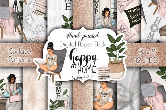 Happy at Home Patterns: Creative Digital Resources for Personalized Design Projects