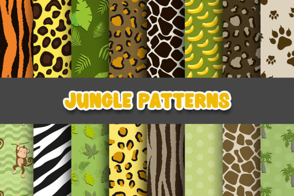 Jungle Digital Papers Patterns: Getting the Most from 16 Jungle Digital Papers
