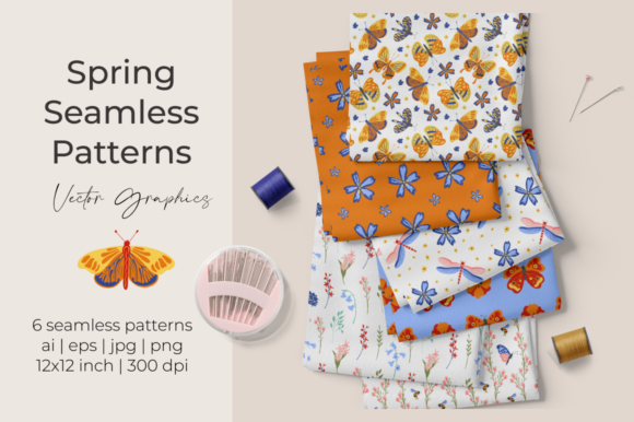 Spring Vector Seamless Patterns: A Complete Solution for Seasonal Design Projects