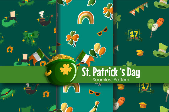 St. Patrick’s Day Seamless Pattern Collection