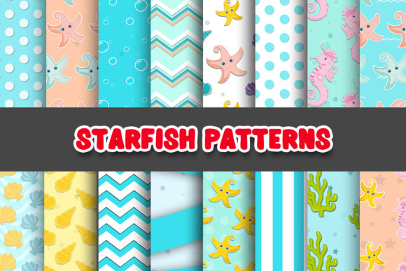 Starfish Digital Papers Patterns Guide for Creatives